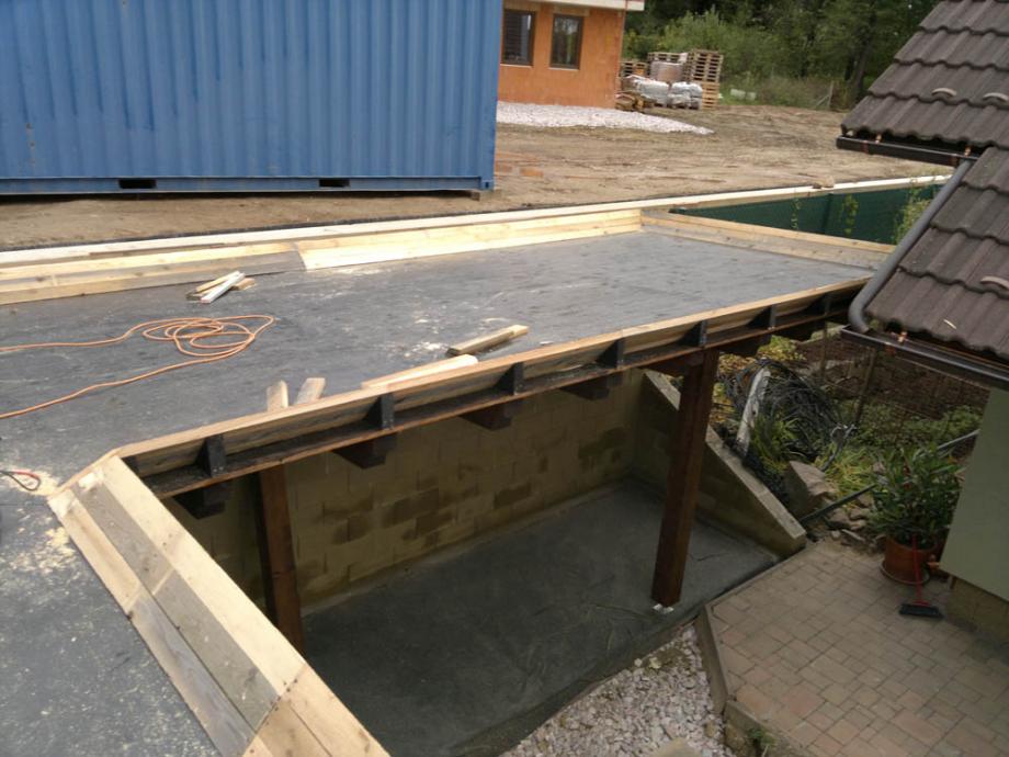 Zbourání staré a stavba nové garáže – foto 57