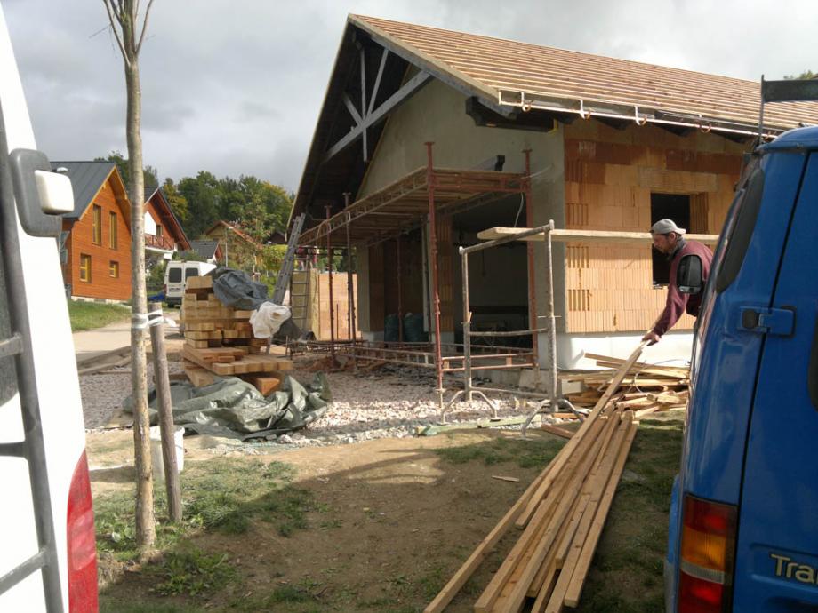 Zbourání staré a stavba nové garáže – foto 46