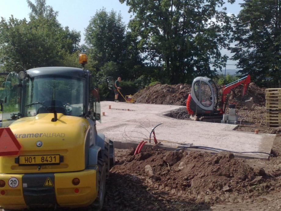 Základová deska a ležatá kanalizace – foto 21