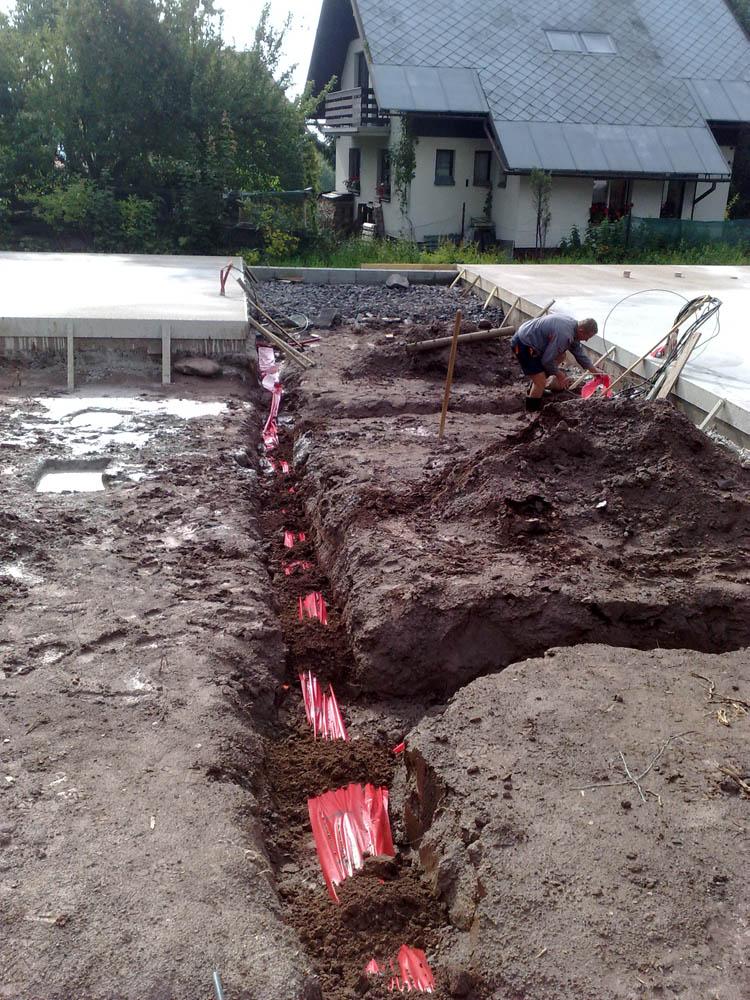 Základová deska a ležatá kanalizace – foto 19