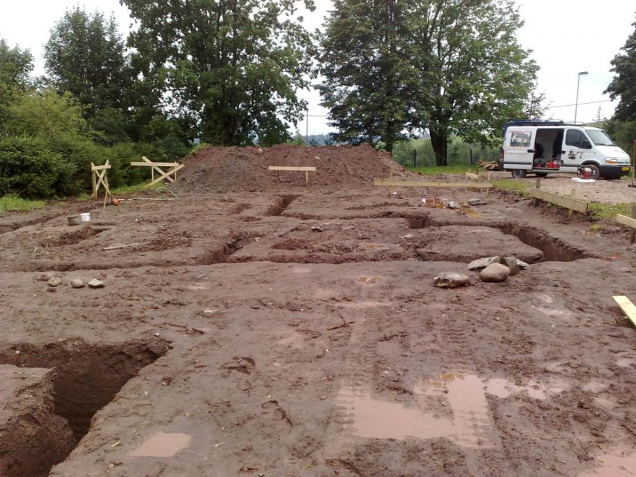 Základová deska a ležatá kanalizace – foto 2