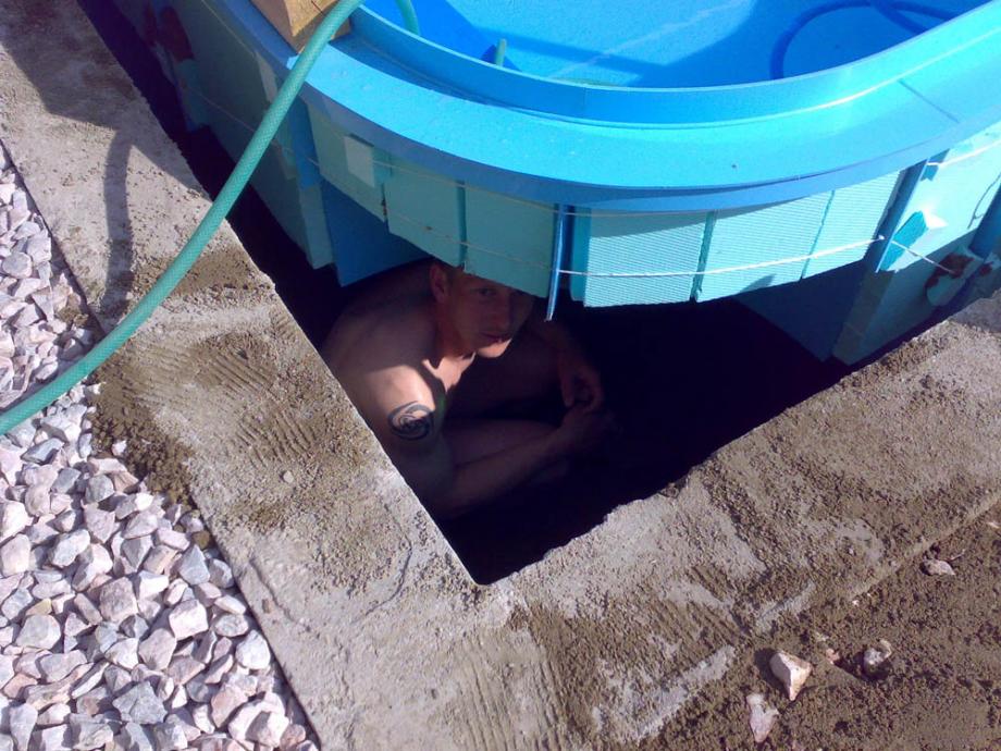 Stavba bazénu – foto 20