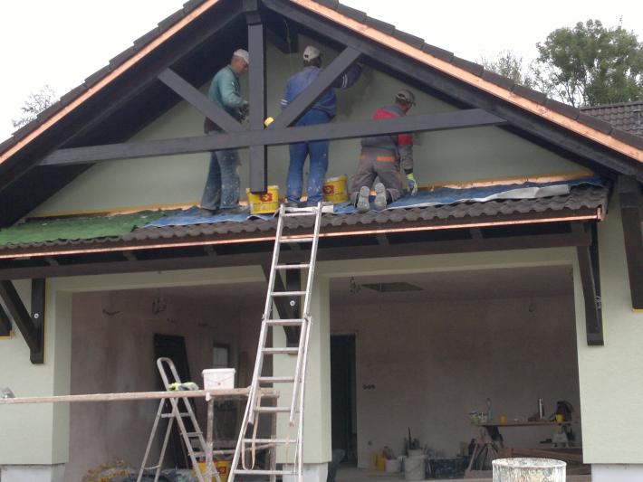Zbourání staré a stavba nové garáže – foto 55